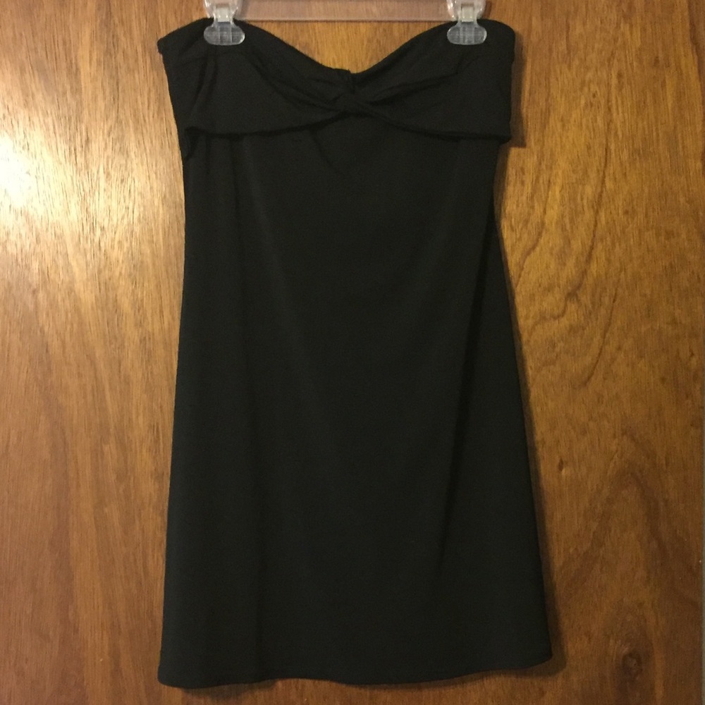 Strapless swim cover